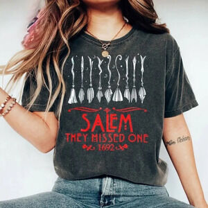 Salem Witch Shirt Retro 1692 They Missed One Halloween Tshirt
